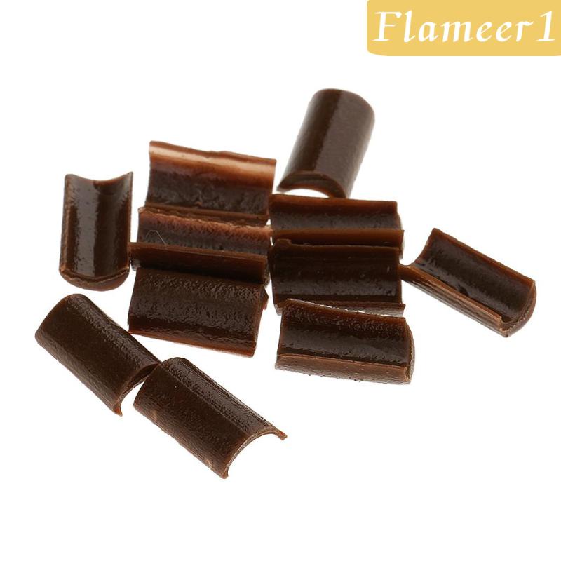 1 [Fireameer1] 50 Keo Dán Móng Tay Keratin Cho Tóc Nối Thẳng Đầu Chữ U Màu Vàng