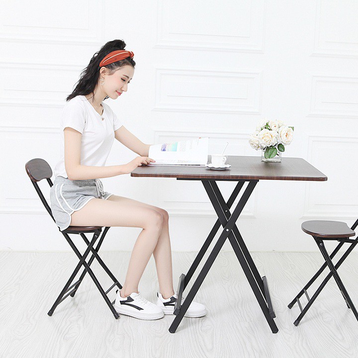 Ghế gấp, ghế của bộ bàn gấp 80x80cm, Ghế gấp gọn đơn giản tiện dụng độ bền cao