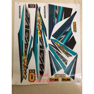 Tem xe Wave 110 Mẫu Xanh Lam Nice