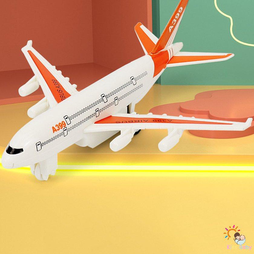 Mô hình máy bay đồ chơi mini nhiều màu sắc khác nhau kéo lùi lên dây cót dành cho trẻ em