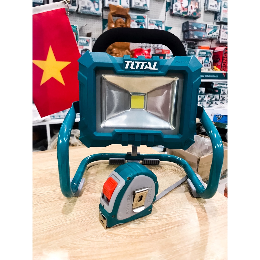 Đèn PIN 20V lithium TFLI2002 TOTAL TOOLS WORD - Chiếu sáng bằng Pin 22V, Tiện ích đèn siêu sáng