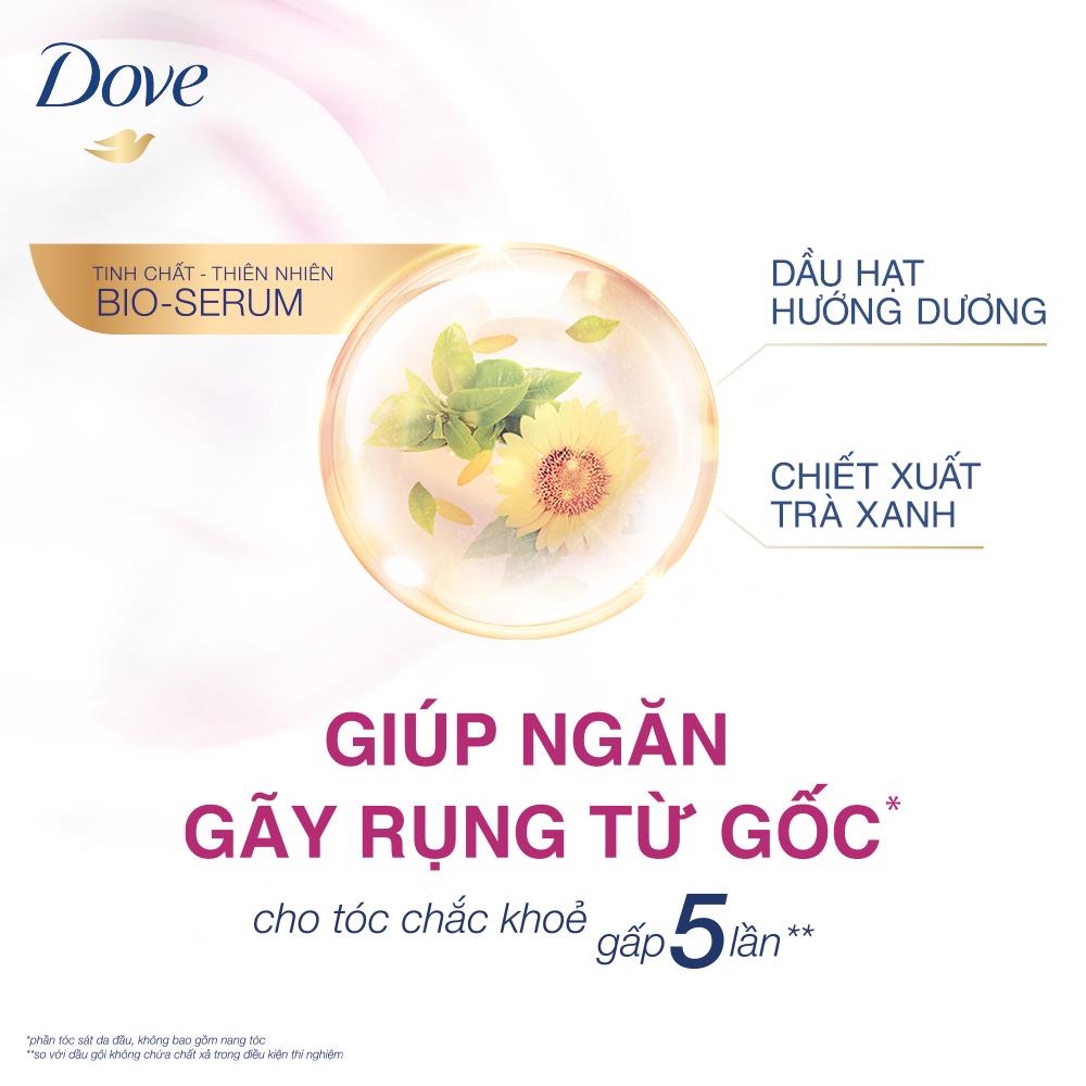 Combo Dầu gội Dove Ngăn gãy rụng tóc 640gr + Kem xả 320gr