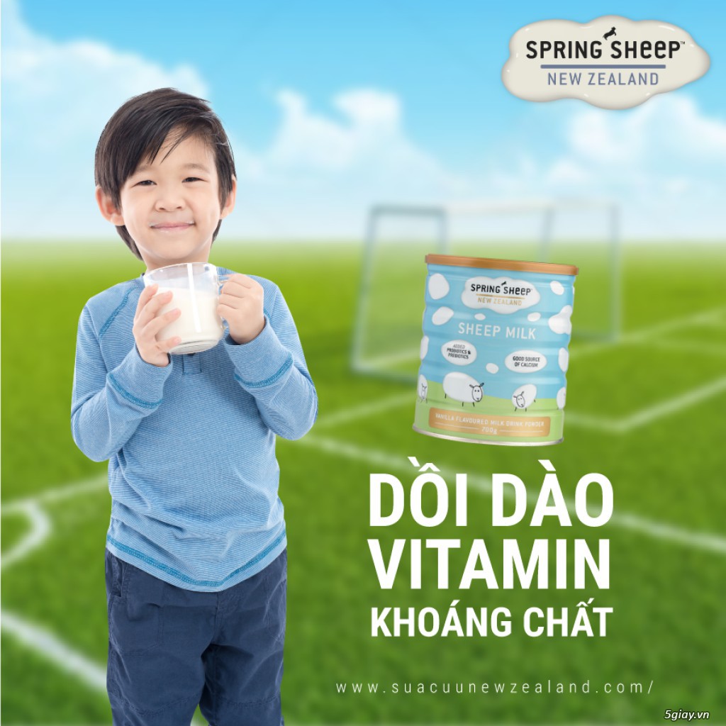 { CHÍNH HÃNG} Sữa cừu Spring Sheep 700gr Dùng Cho Người Lớn Và Bé Trên 4 Tuổi