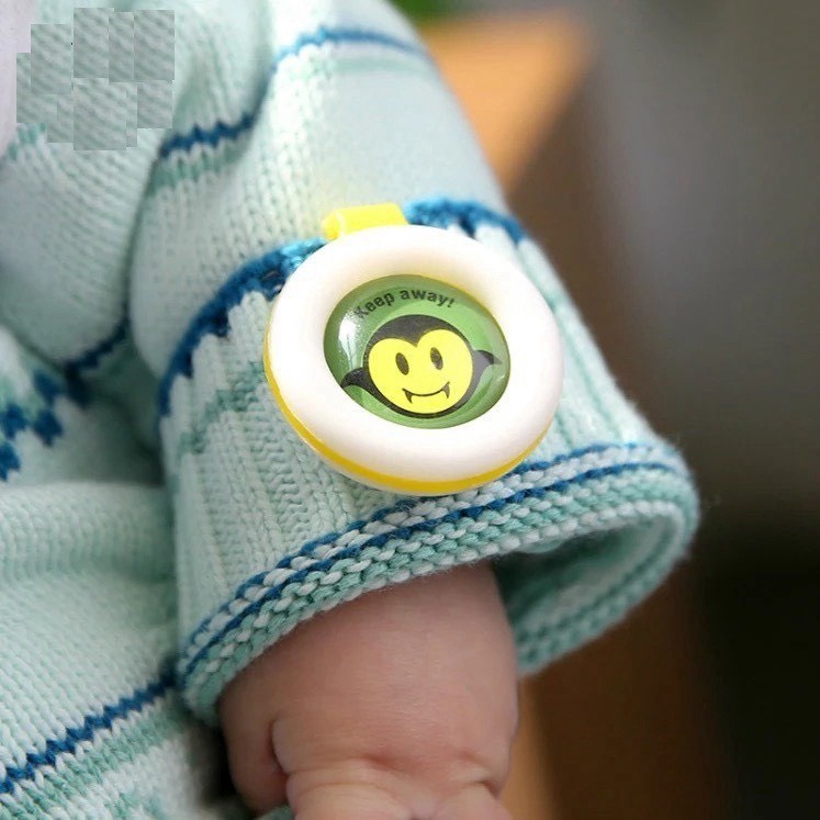 Kẹp chống muỗi, huy hiệu đuổi muỗi Bikid Hàn Quốc an toàn sử dụng cho bé