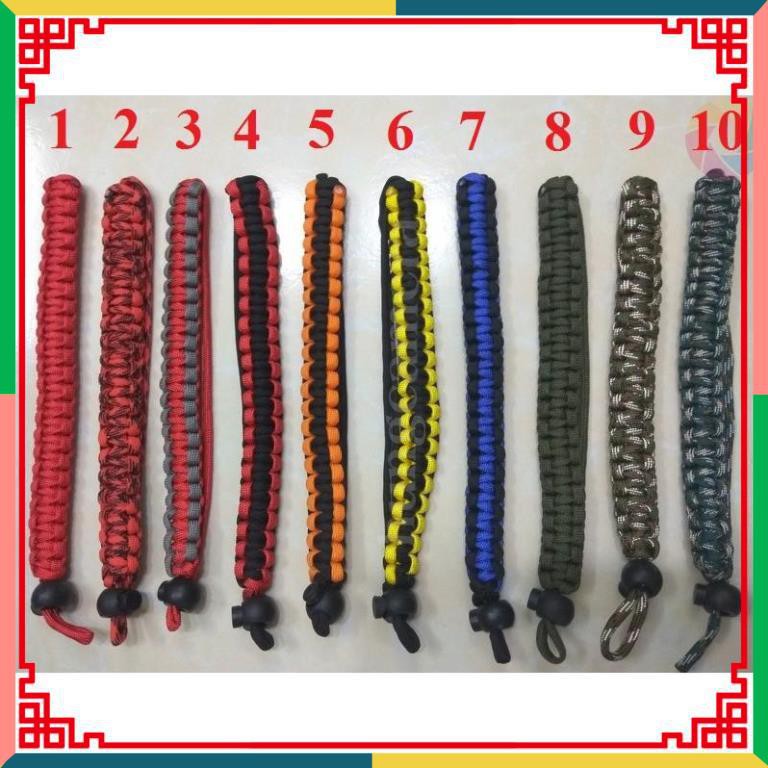 ( Nguyenthuky879 ) ( CC2016 ) [Mã ELCANOV hoàn 8% đơn 500k] Dây đeo tay Máy ảnh - dây bện Grip Paracord bản nhỏ 2cm