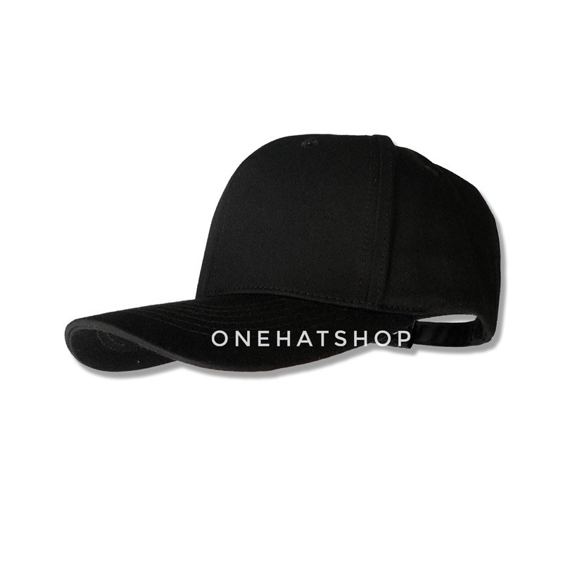 Nón lưỡi trai trơn đen fom cứng [CHẤT LƯỢNG CAO] - brand Onehatshop- Made in VietNam