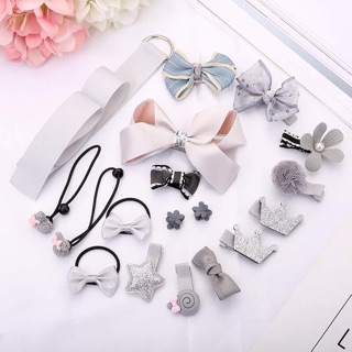 Sét kẹp tóc 18 chi tiết cho Bé gái