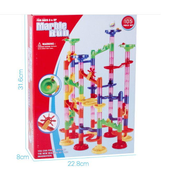 Marble Run Bộ lắp ghép Đồ chơi lăn bi cho trẻ em