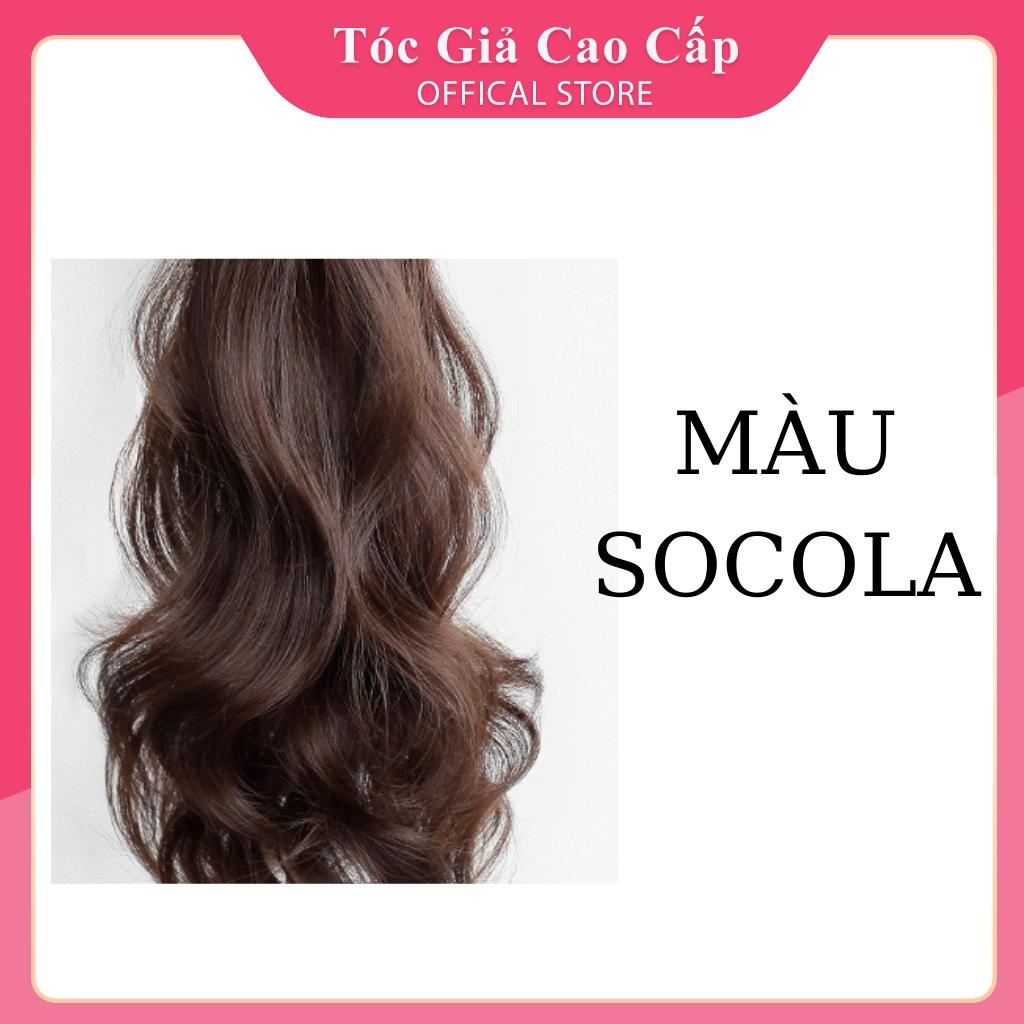 Tóc giả ngoặm xoăn phồng ngắn 25cm - Hình thật tại shop,M036