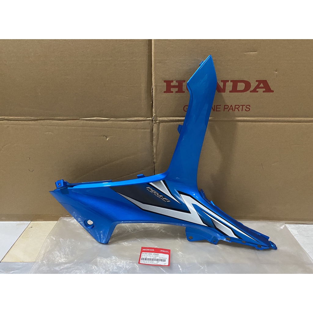 Bộ ốp trung tâm trái HONDA WAVE RSX110 năm 2018 màu Xanh.