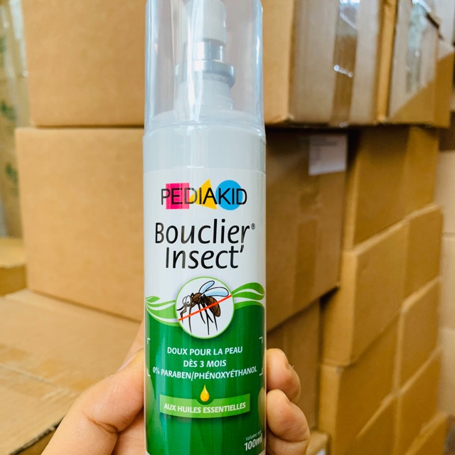 Xịt Chống Muỗi Pediakid Pháp Cho Bé 3m+ 100ml