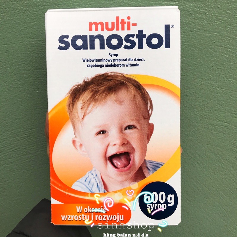 Sản phẩm sanostol cho bé hàng nội địa balan 600g