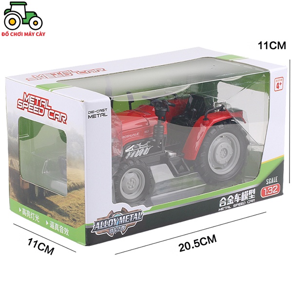 Máy kéo 55 HP – Ca bô tròn, xe máy cày đồ chơi, xe nông trại, đầu kéo, mã sản phẩm MK01