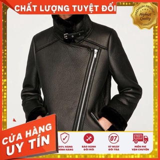 [Tặng Mã 70K – Hàng Chính Hãng] Áo khoác da lót lông zara