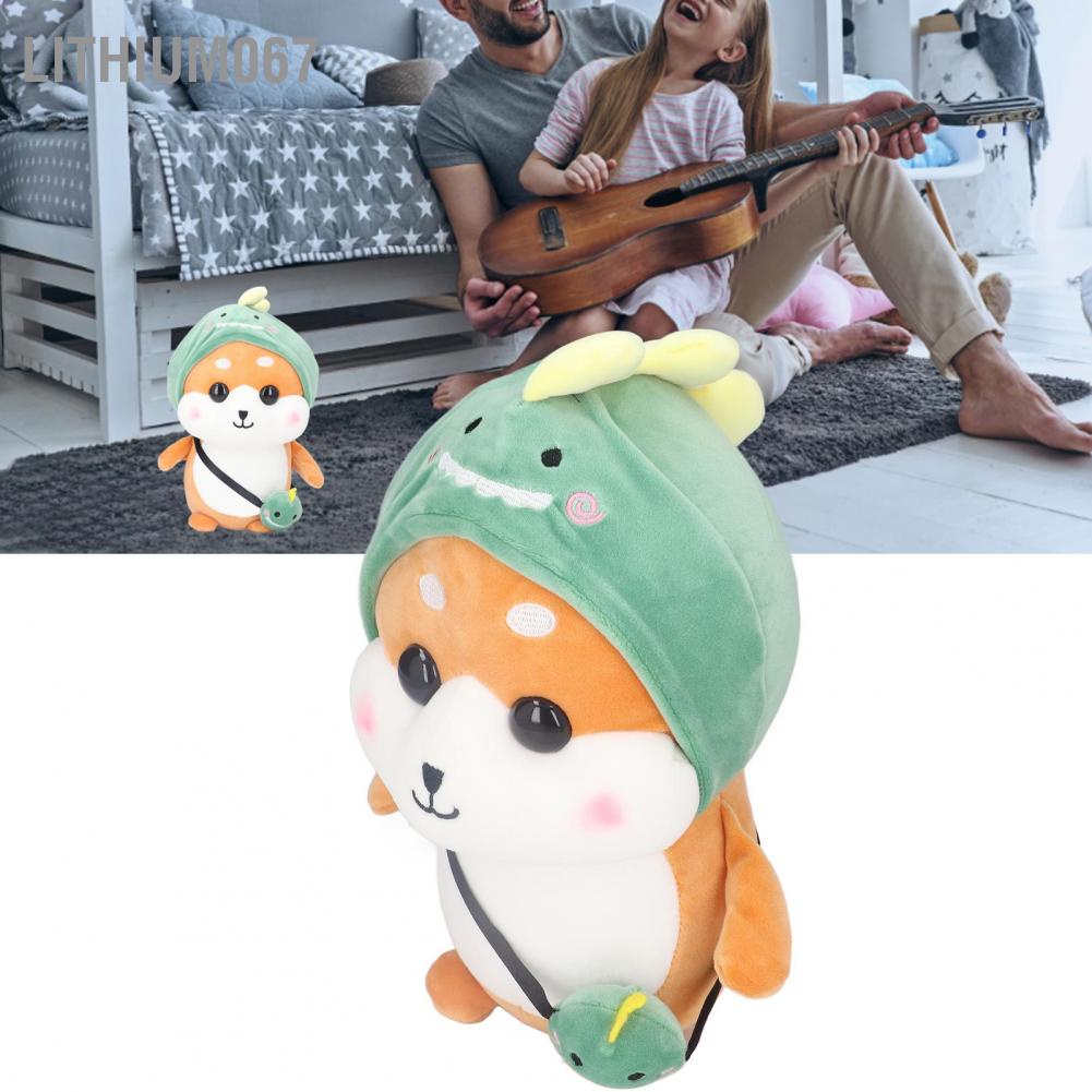 Lithium067 Lithium067 Đồ chơi sang trọng Shiba Inu mềm PP Bông đầy dễ thương thú nhồi bông trang trí nội thất Quà tặng cho bé trai gái