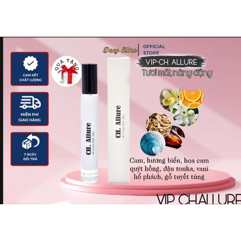CH.Allure Tinh Dầu Nước Hoa cao cấp 12ml dành cho Nam