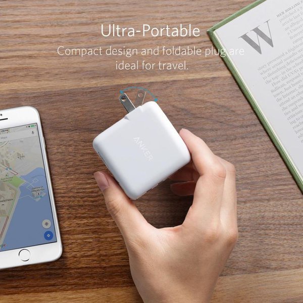 Cốc sạc 2 cổng Anker A2023P21 PowerPort 2 Elite 24W (Trắng) - Nhất Tín Computer