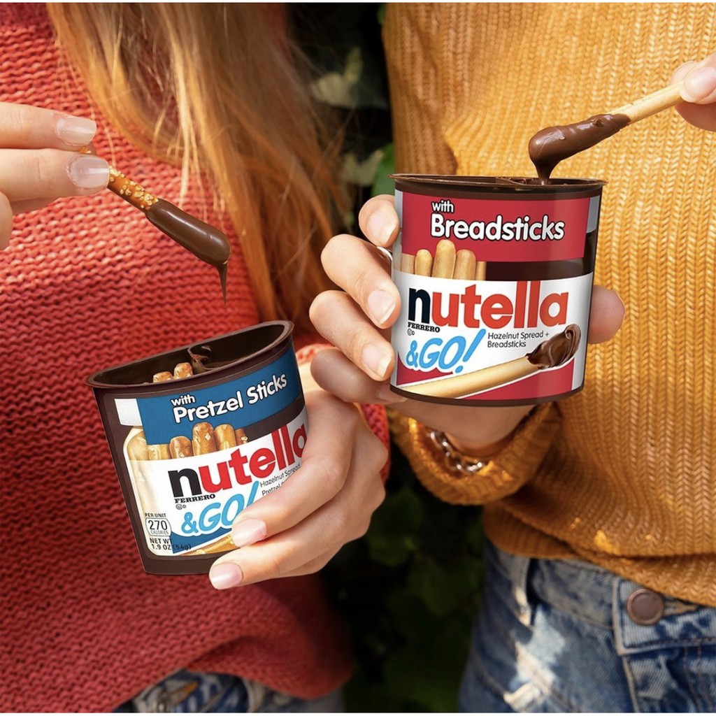 BÁNH QUE CHẤM SOCOLA NUTELLA - Hộp lẻ 52g