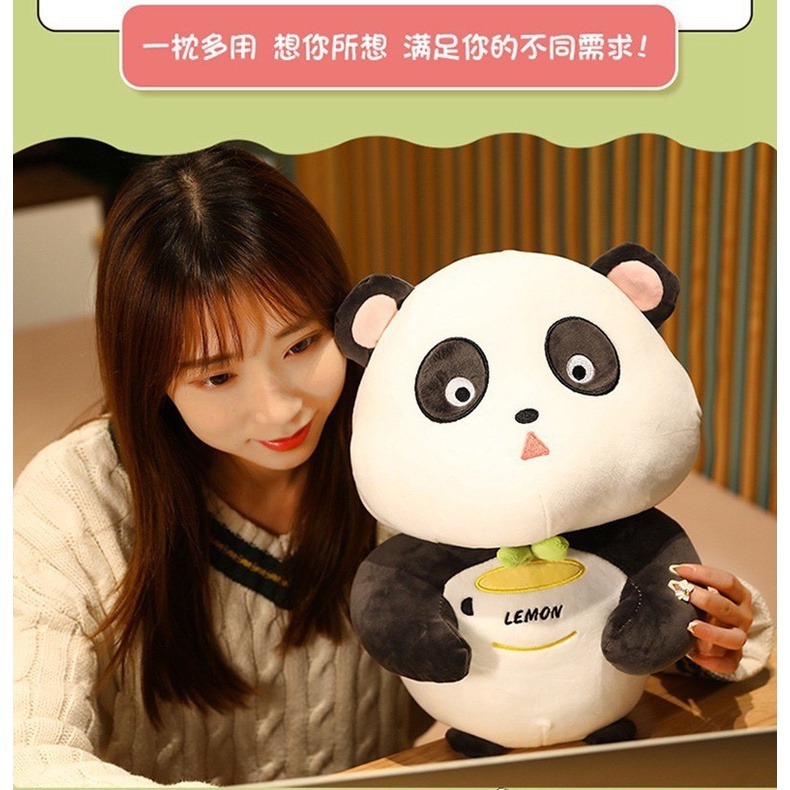 Gấu Trúc Nhồi Bông Cỡ Lớn Thiết Kế Dễ Thương