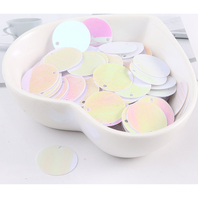 10gr Kim Sa Đính Quần Áo, nguyên liệu handmade  kim sa Tròn - kim sa vảy cá nhiều size, màu sắc đa dạng- bách hóa na na