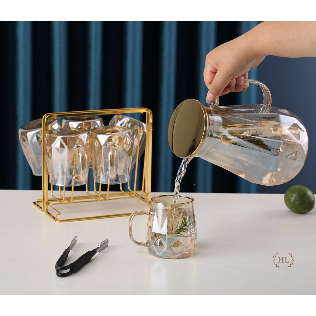 BÌNH THỦY TINH CHỊU NHIỆT |  Bình borosilicate siêu nhẹ - chịu lực - đun trực tiếp phong cách Vintage [P1]
