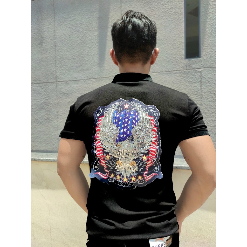 KT Store - Áo thun Nam có cổ polo cao cấp, thêu hoạ tiết KIM SA sang trọng, PC ấn tượng | BigBuy360 - bigbuy360.vn