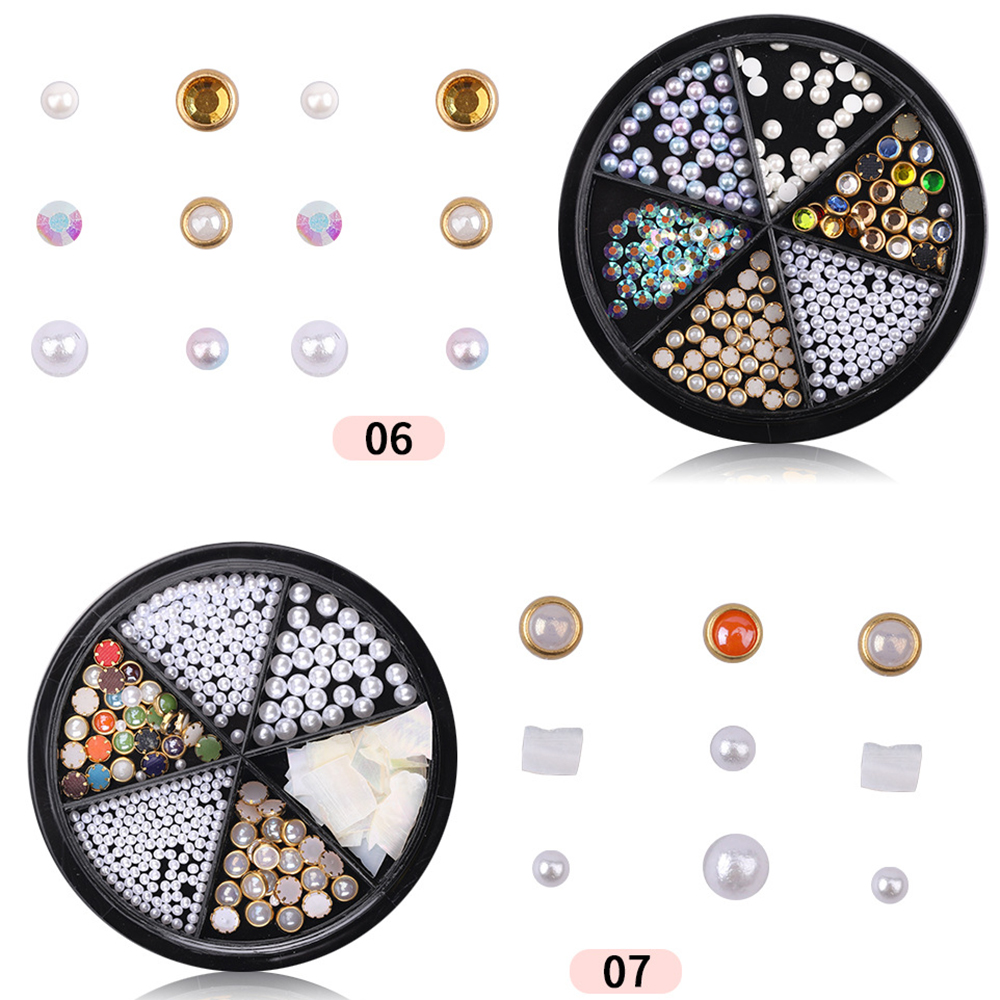 [Hàng mới về] Hộp hạt phụ kiện 3D trang trí móng tay
