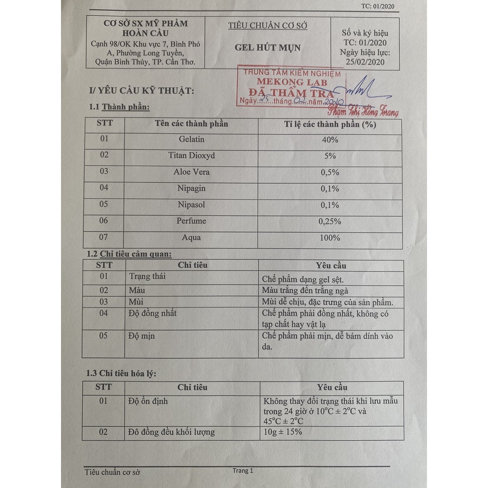 Gel Hút Lột Mụn Nha Đam White 22ml