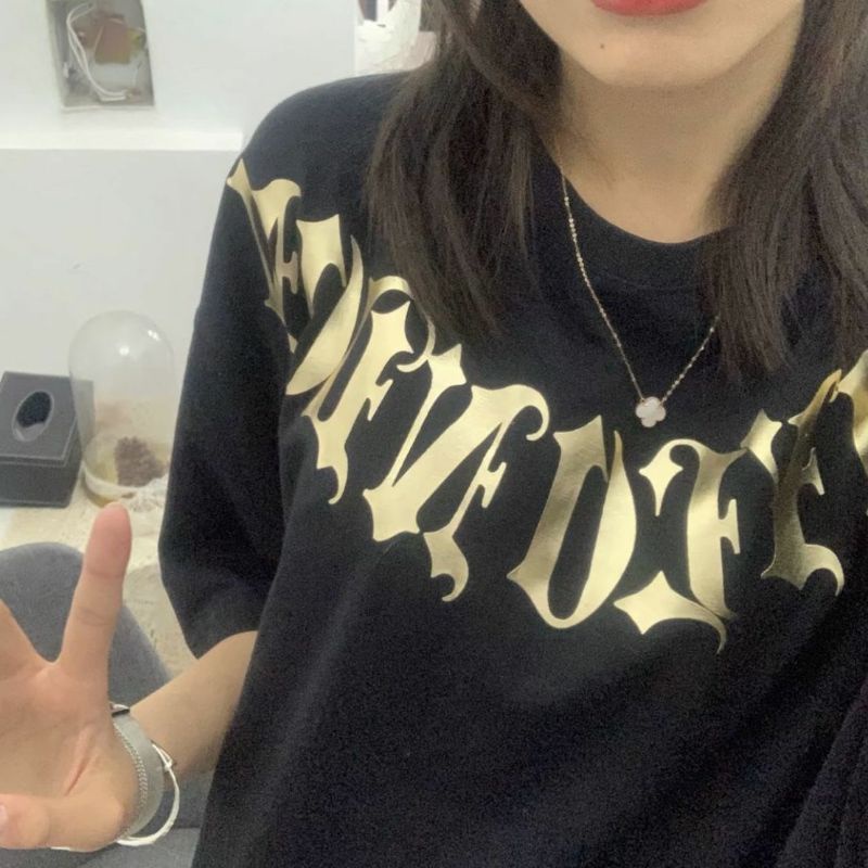 Áo Thun Nữ Tay Lỡ Unisex Form Rộng Ulzzang