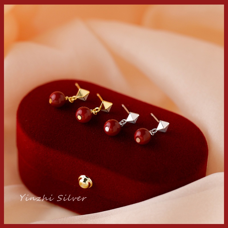 Bông Tai Mạ Bạc 925 Thiết Kế Xinh Xắn Cho Nữ