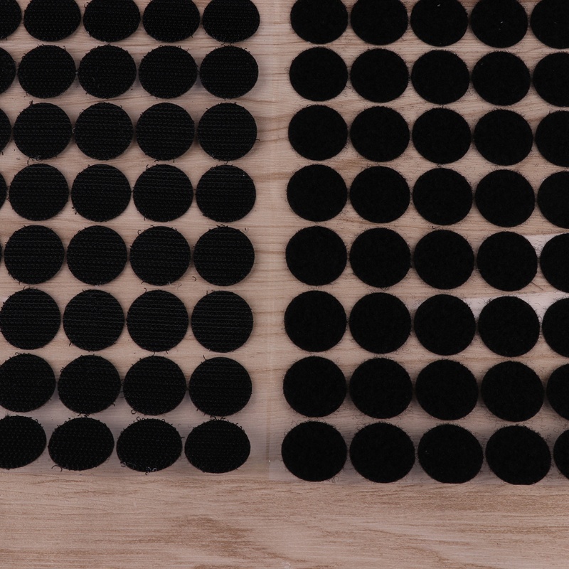 Set 100 Cặp Băng Keo Hai Mặt Hình Tròn 2CM Bằng Nylon