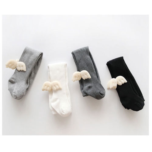 Đôi Tất Cotton Dài Giữ Ấm Dễ Thương Cho Bé Gái