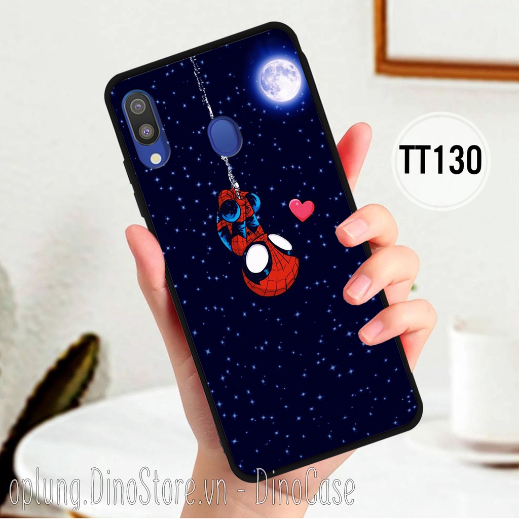Ốp Samsung A20/A30 - A30s - A50s - M20 - Ốp lưng nhựa viền dẻo bảo vệ camera chống bám bẩn hình người nhện Spider Man.
