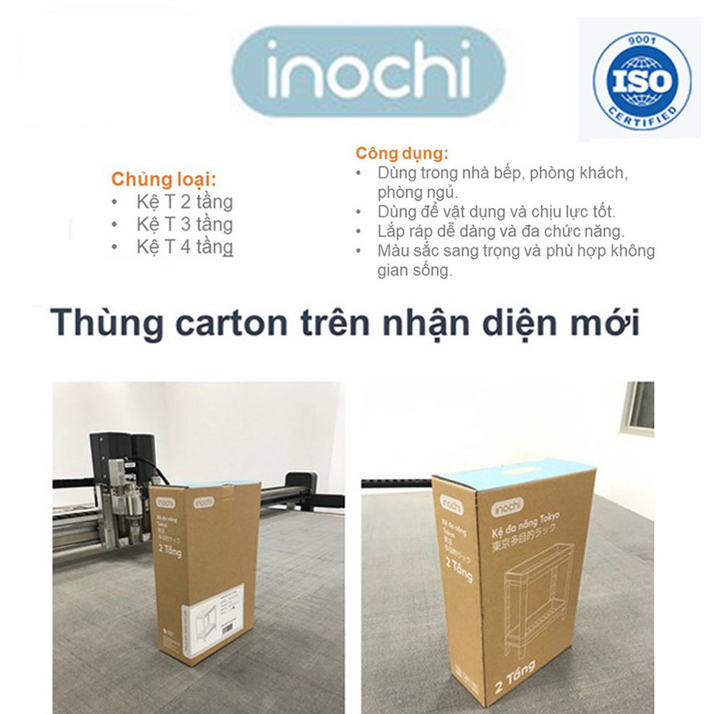 Kệ Nhà Bếp Để Đồ Đa Năng Thông Minh 2 Tầng Duy Tân Inochi,  Cấu Tạo Chắc Chắn, Chịu Lực Tốt, Dành Cho Nhà Bếp, Phòng Tắm