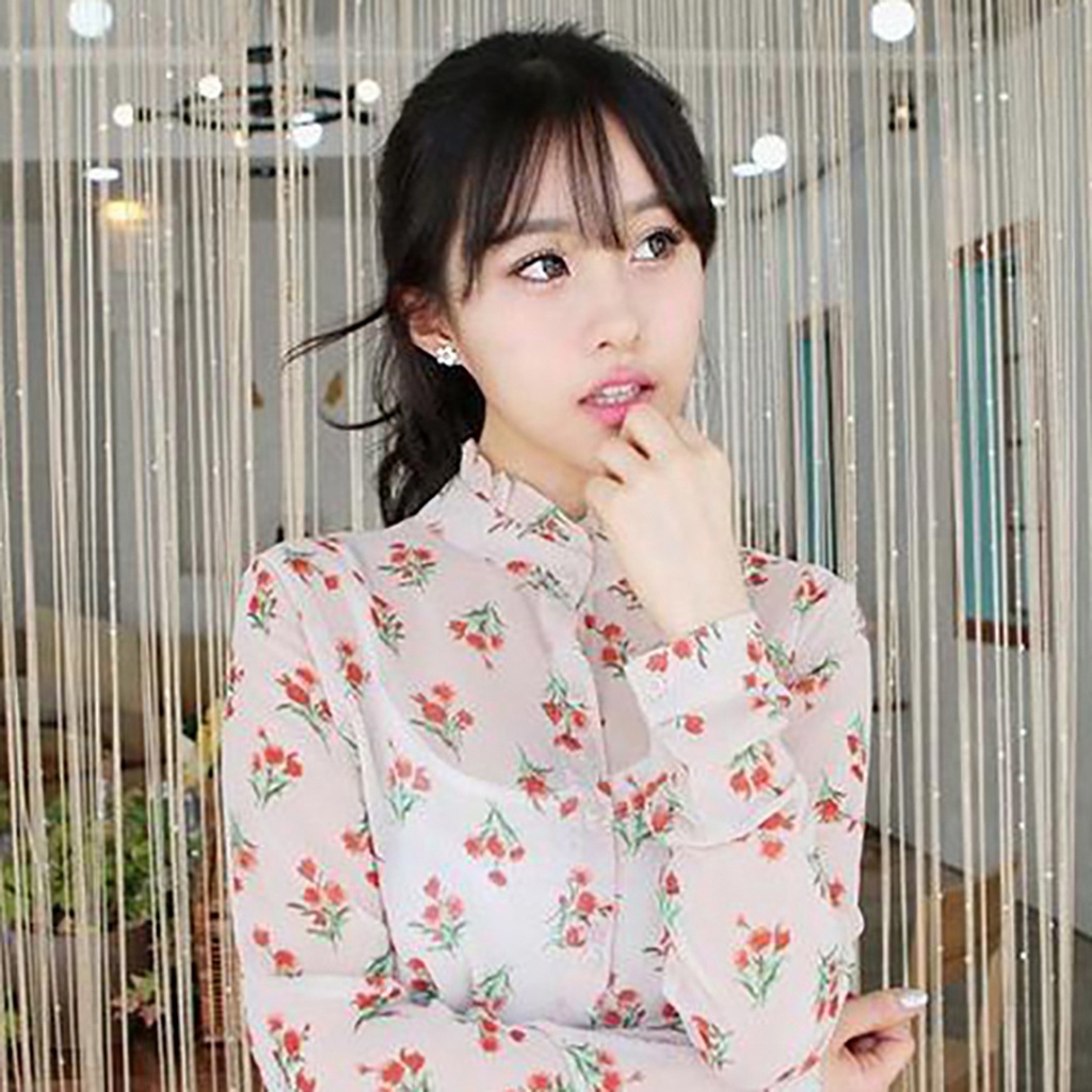 Đôi bông tai họa tiết hoa và ngọc trai thời trang cho nữ