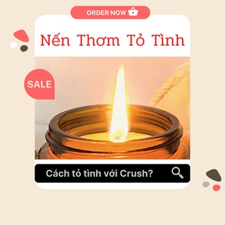 Nến tỏ tình morning,dear | thông điệp ẩn | nến thơm sáp đậu nành, quà tặng bạn gái/crush để tỏ tình