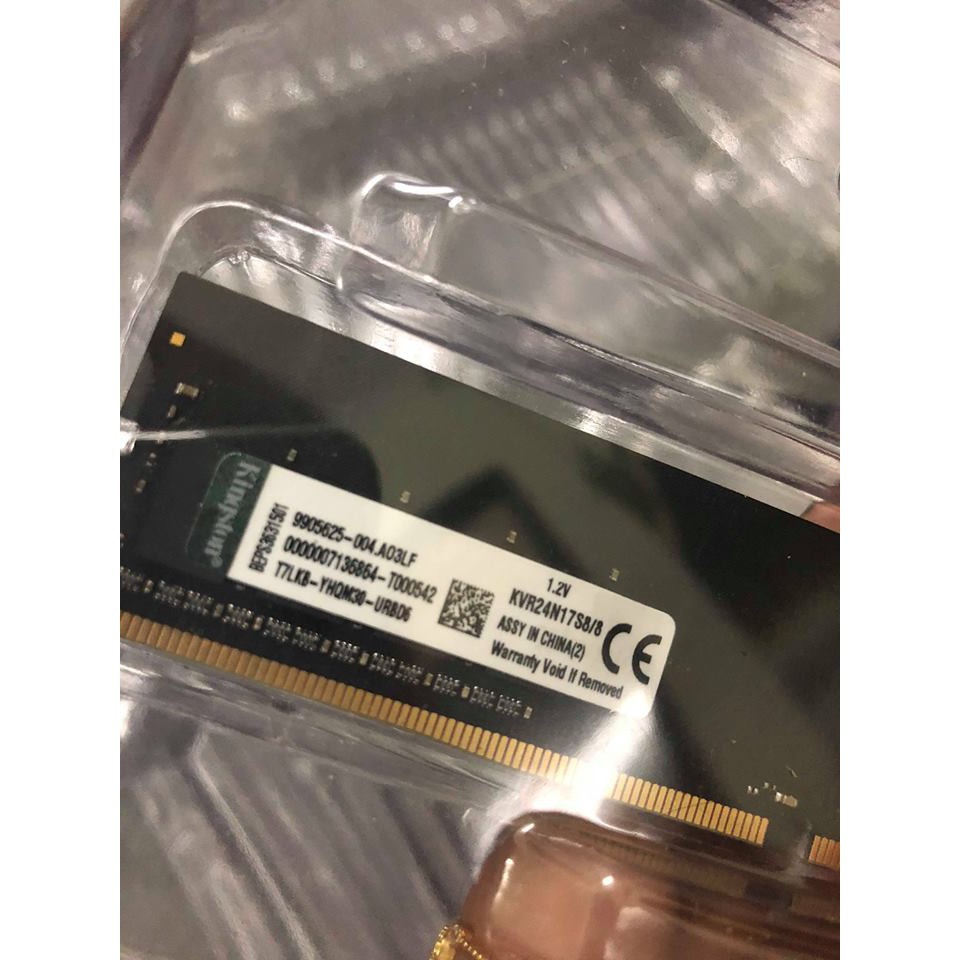 RAM Kingston 8GB DDR4 Bus 2400 MHz mới bảo hành 3 năm | WebRaoVat - webraovat.net.vn