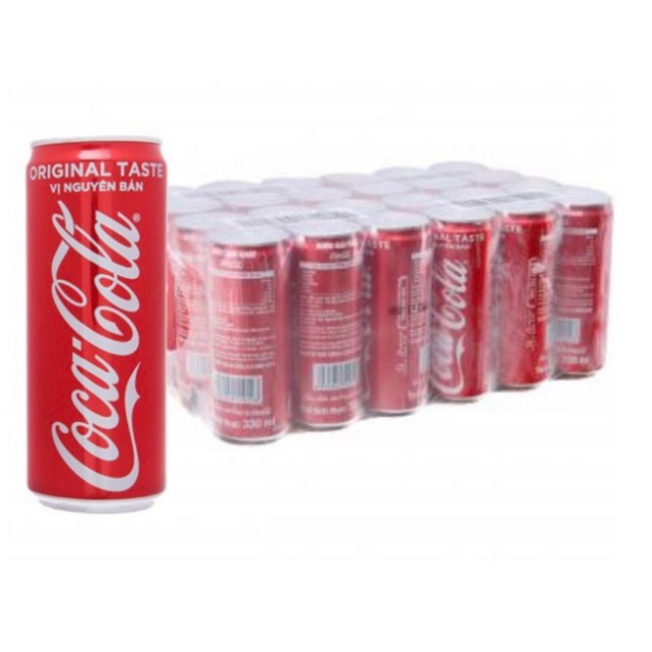 Lốc 6 Lon 320ml Nước Giải Khát Coca-Cola Vị Nguyên Bản Original