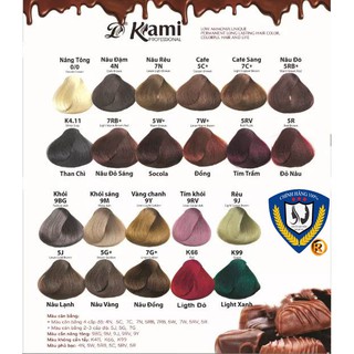 (GIÁ SỈ) THUỐC NHUỘM KAMI CÂN BẰNG, PHỦ BẠC (KHÔNG KÈM OXI)