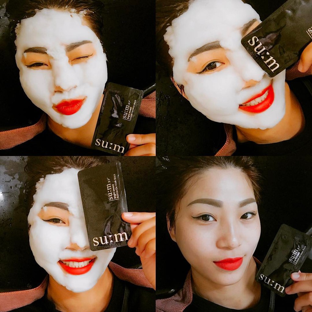 Mặt Nạ Thải Độc Sum Hàn Quốc-Mask Sủi Bọt Hút Chì