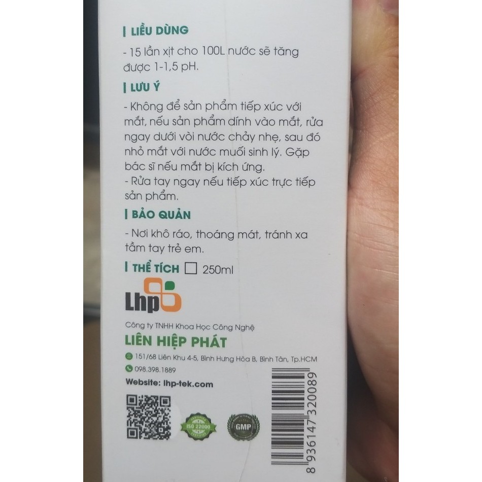 KOIKA pH-, pH+ Dung dịch giảm và tăng pH cho hồ cá cảnh, hồ thủy sinh, chai 100 VÀ 250ML