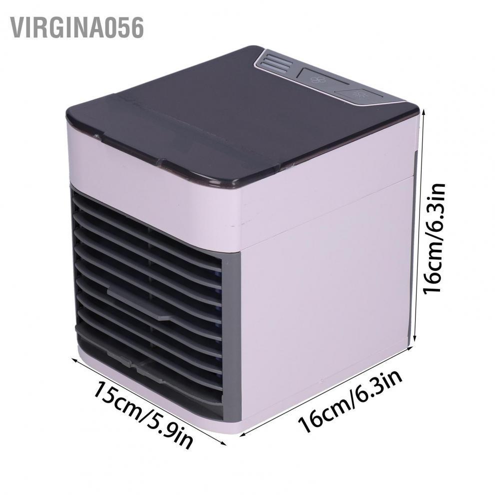 Virgina056 Virgina056 Air Cooler Mini Conditioner Fan USB Powered Humidifier Purifier for Car Office Home