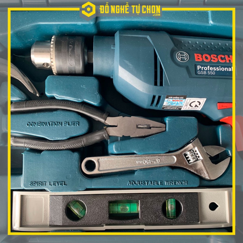 Máy khoan BOSCH GSB 550 SET hàng chính hãng giá rẻ