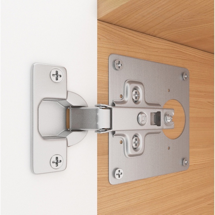Tấm thép sửa bản lề của gỗ, tủ nhựa, tủ bếp, pad thép sửa cửa gỗ, tặng kèm 6 đinh vít phù hợp mọi loại bản lề