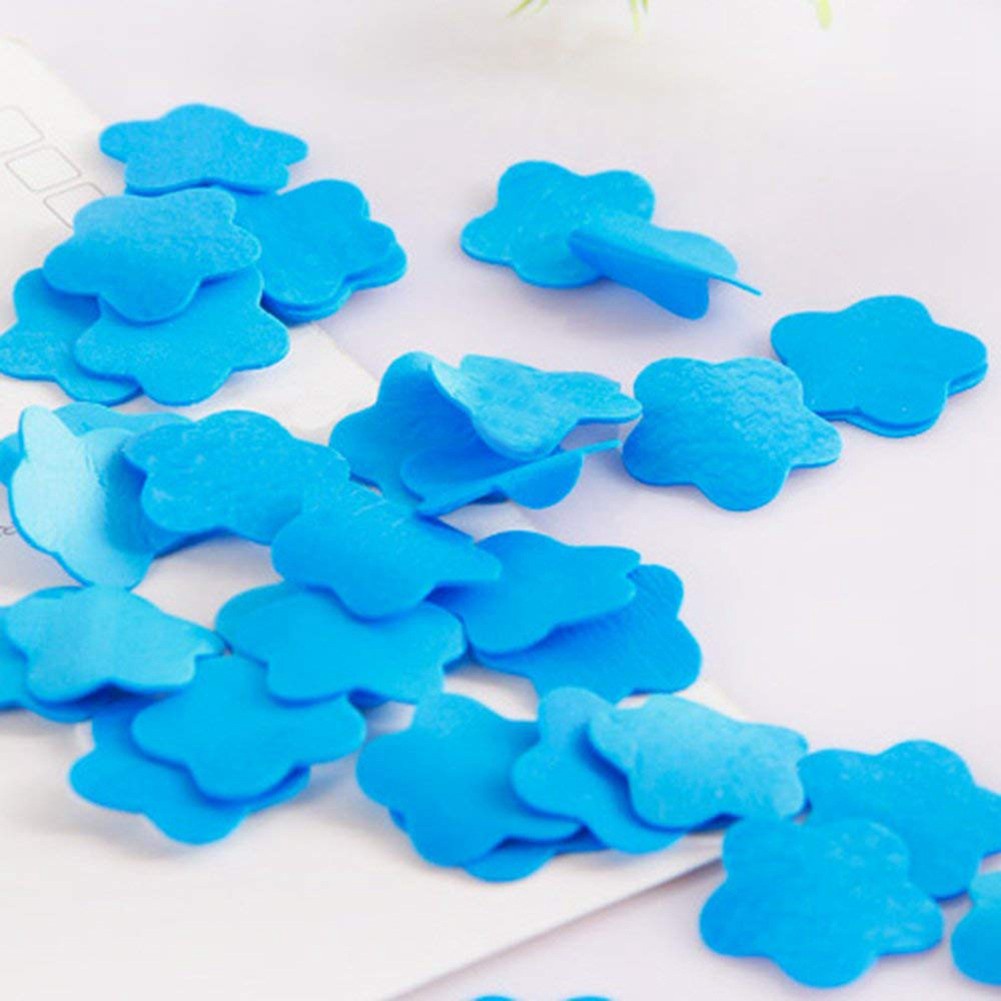1 x Portable Body Washing Bath Foaming Flower Paper Soap Slice Confetti - Random Color