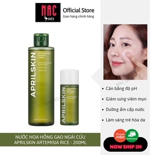 [Xả hàng] Toner gạo ngải cứu dịu nhẹ  Aprilskin Artemisia Rice Essence Toner 200ml _ Aprilskin Chính Hãng