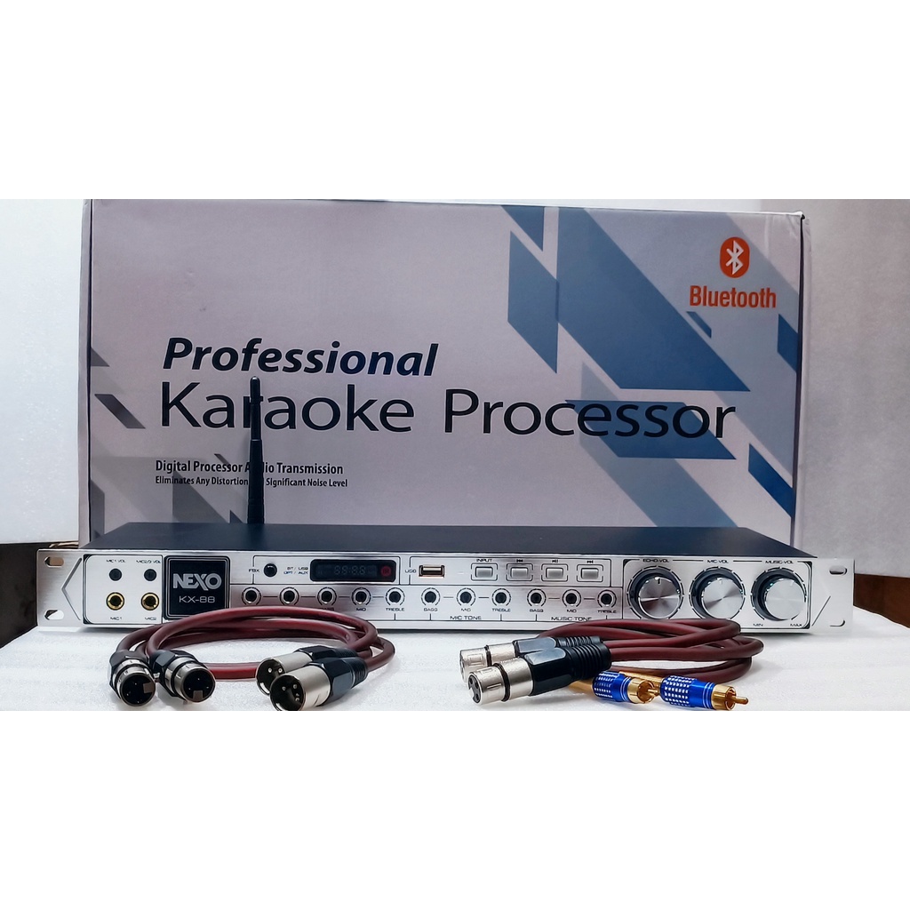 Vang Cơ NEX0 KX-88 karaoke Có Chống Hú Tốt. Kết Nối Quang Học OPTICAL, BLUETOOTH, USB, AUX1,AUX2