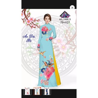 (HÀNG CÓ SẴN) 🍑3 MẪU AO DÀI LUA NHẬT MAY SẴN  CO GIÃN ,CỔ TRÒN,TAY LỠ 3D CHI 149K,1 ÁO MAY SẴN.