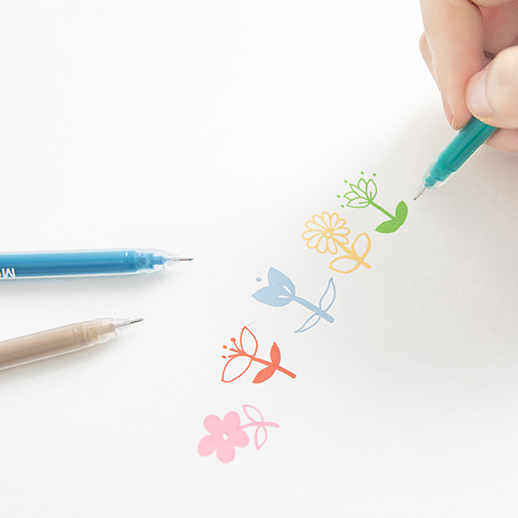 Set 9 bút gel nhiều màu sắc chất lượng cao dành cho học sinh