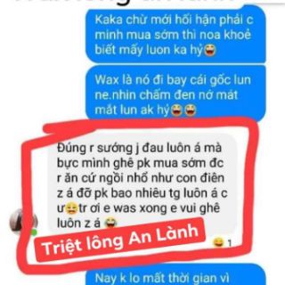 Combo Wax lông An Lành và mỡ trăn (tặng 50 tờ giấy và 2 que wax)